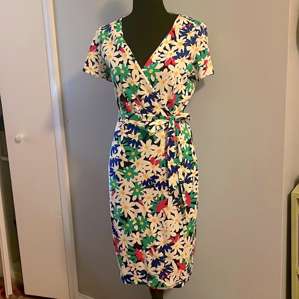 Diane von Furstenberg floral wrap dress